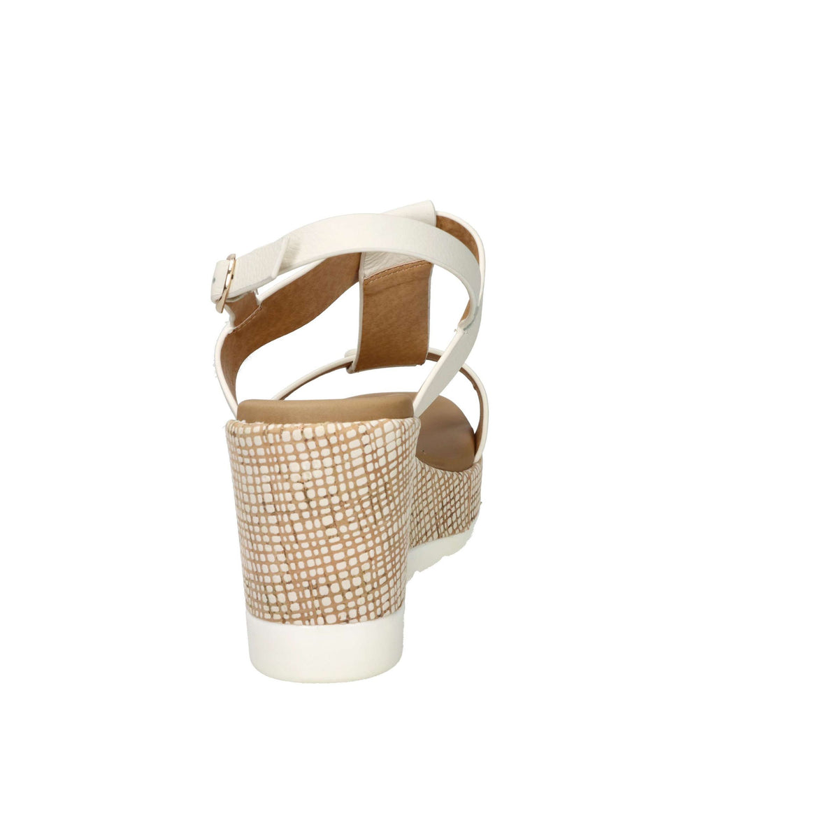 SPACE MODA Donna Sandali con zeppa 2451236 Panna