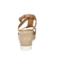 SPACE MODA Donna Sandali con zeppa 2451236 Cuoio
