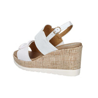 STUDIO MODA Donna Sandali con zeppa 51229-E5 Bianco