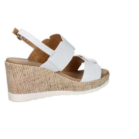 STUDIO MODA Donna Sandali con zeppa 51229-E5 Bianco