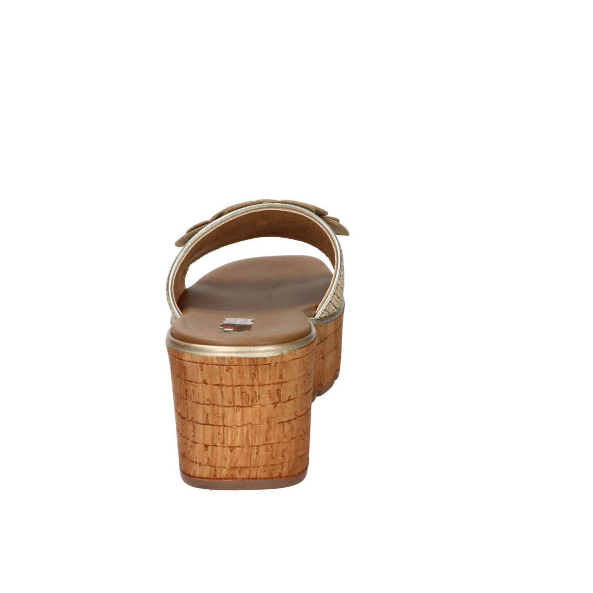 STUDIO MODA Donna Ciabatte con zeppa 14113-E5 Beige