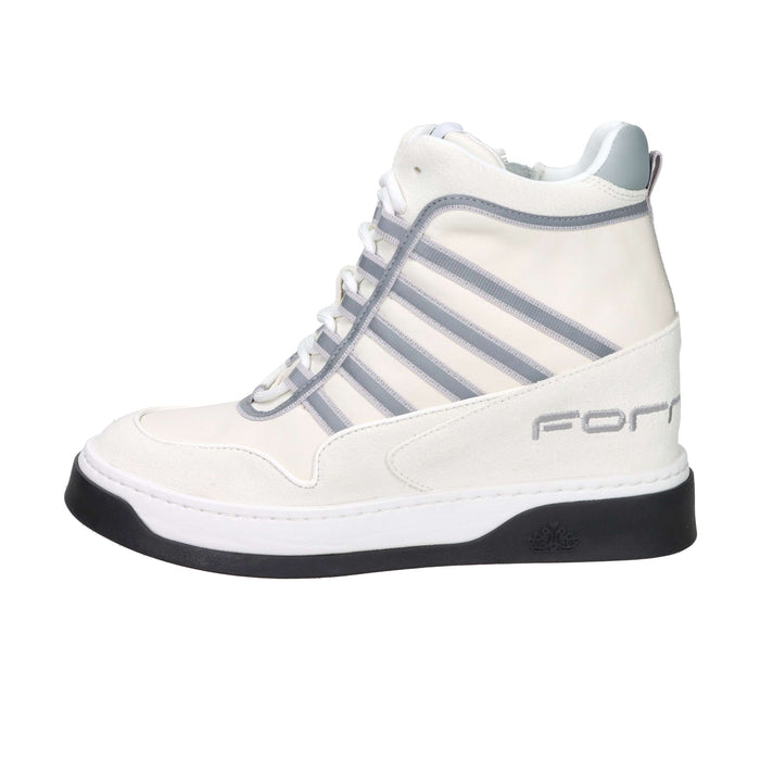 FORNARINA Donna Sneakers alta DAISY Bianco