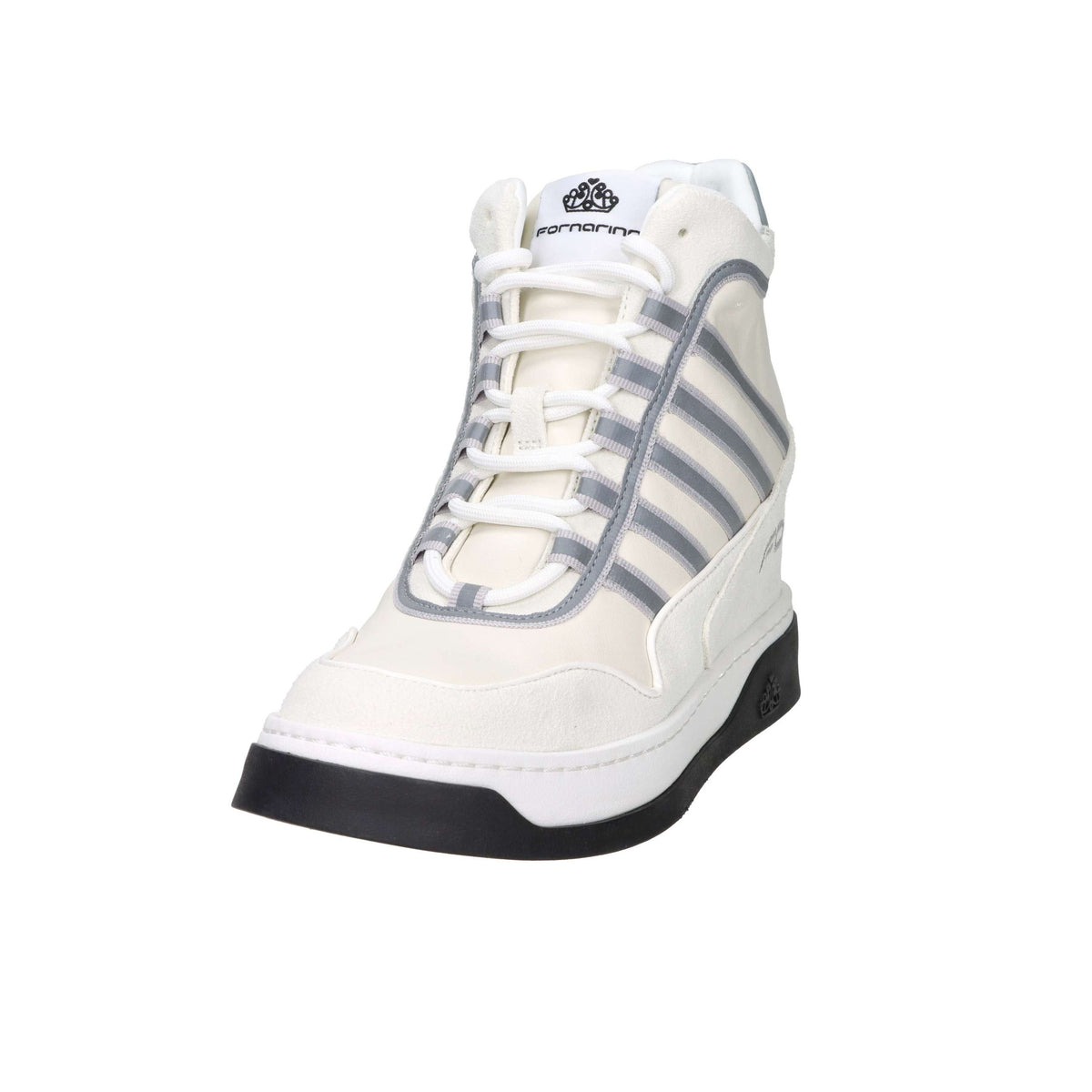 FORNARINA Donna Sneakers alta DAISY Bianco