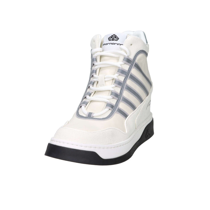 FORNARINA Donna Sneakers alta DAISY Bianco