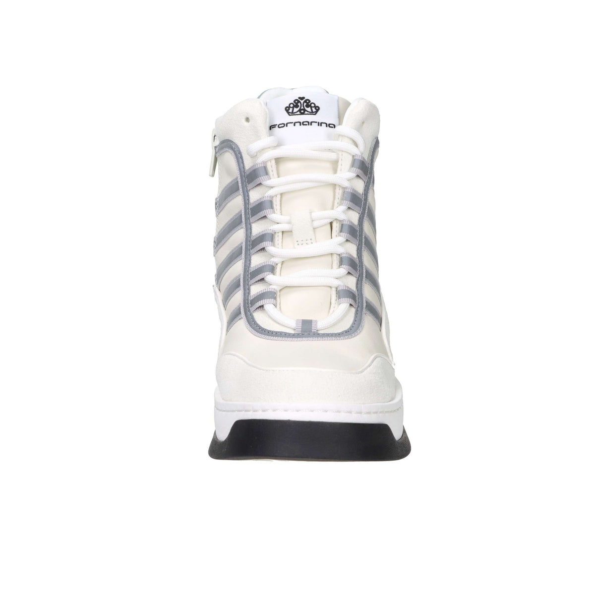 FORNARINA Donna Sneakers alta DAISY Bianco