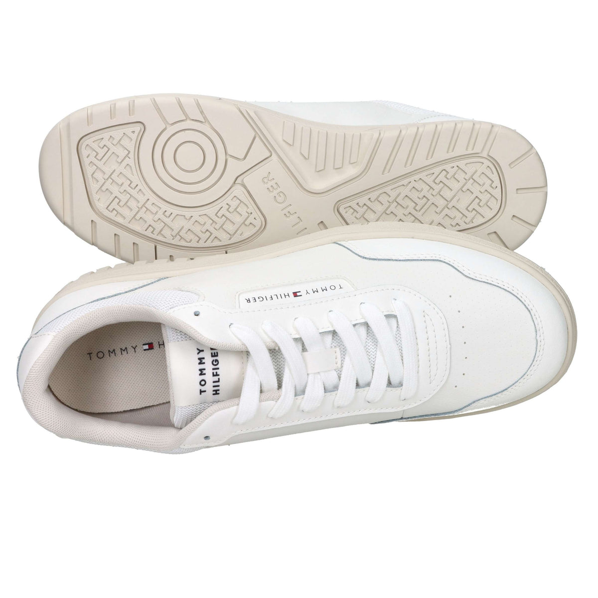 Tommy Hilfiger Uomo Sneakers bassa FM0FM05629 Panna