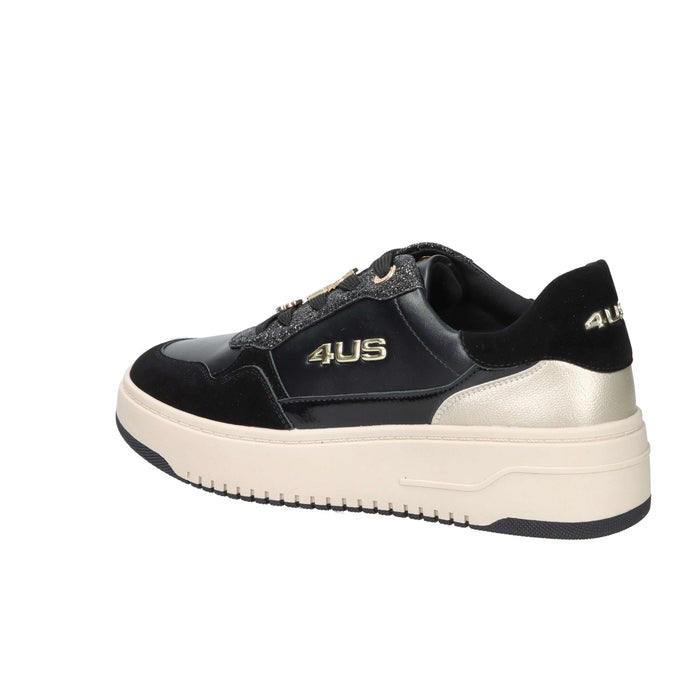 4Us Paciotti Bambine e ragazze Sneakers bassa 4BX104 Nero