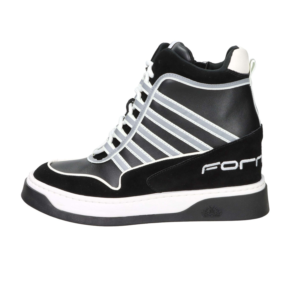 FORNARINA Donna Sneakers alta DAISY Nero