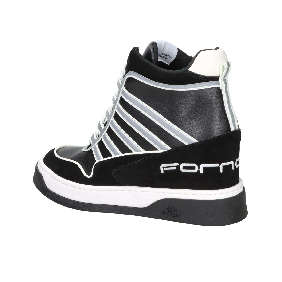 FORNARINA Donna Sneakers alta DAISY Nero
