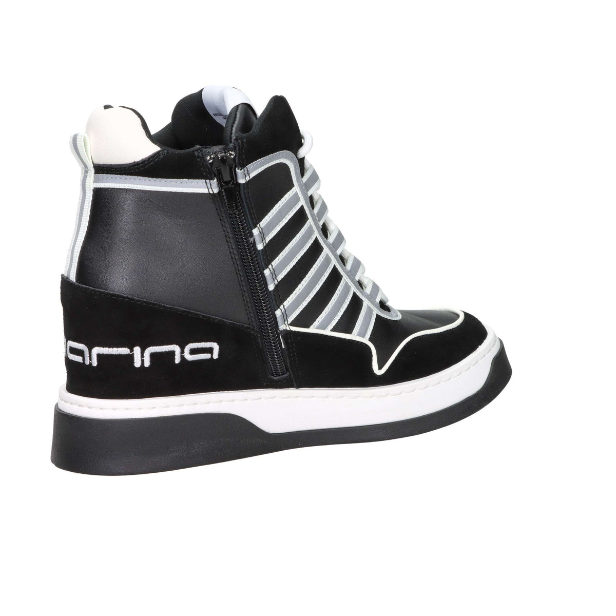 FORNARINA Donna Sneakers alta DAISY Nero