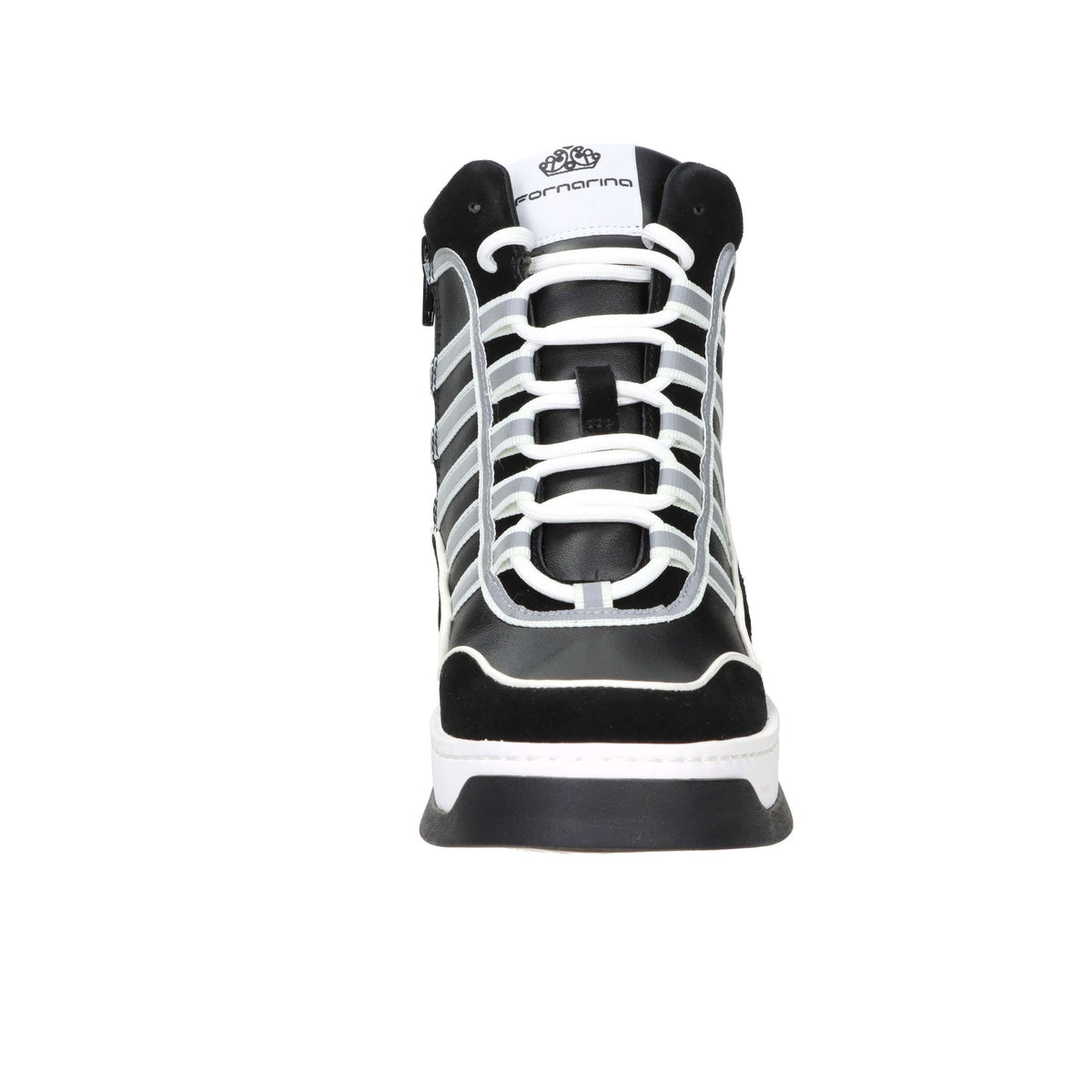 FORNARINA Donna Sneakers alta DAISY Nero