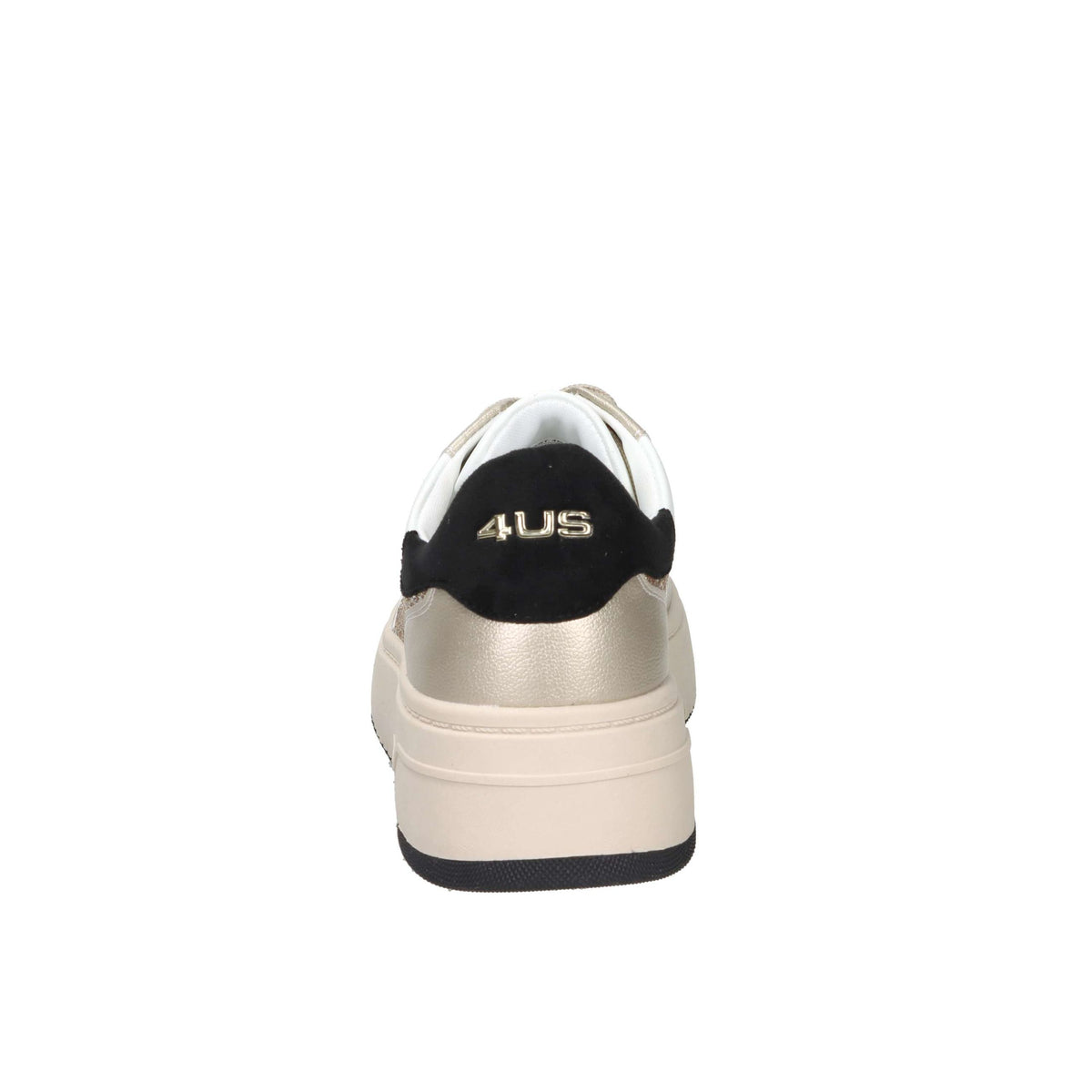4Us Paciotti Bambine e ragazze Sneakers bassa 4BX104 Bianco/Oro