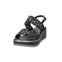 REPO Donna Sandali con zeppa 83263-E5 Nero