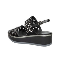 REPO Donna Sandali con zeppa 83263-E5 Nero