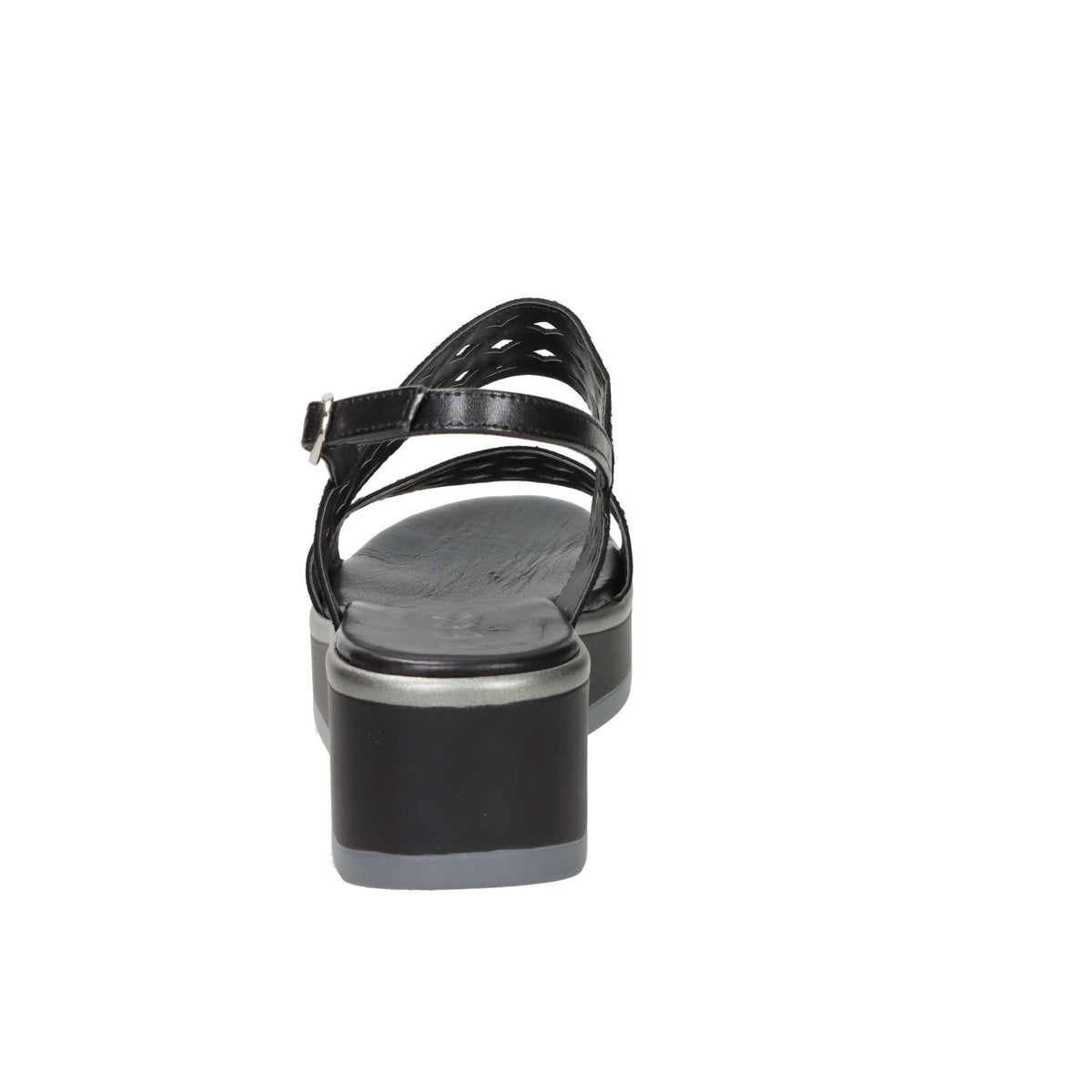 REPO Donna Sandali con zeppa 83263-E5 Nero