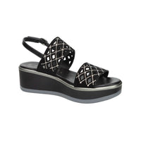 REPO Donna Sandali con zeppa 83263-E5 Nero