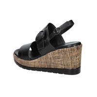 FASCINO DONNA Donna Sandali con zeppa 51287-E5 Nero