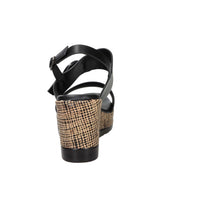 FASCINO DONNA Donna Sandali con zeppa 51287-E5 Nero