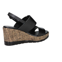FASCINO DONNA Donna Sandali con zeppa 51287-E5 Nero