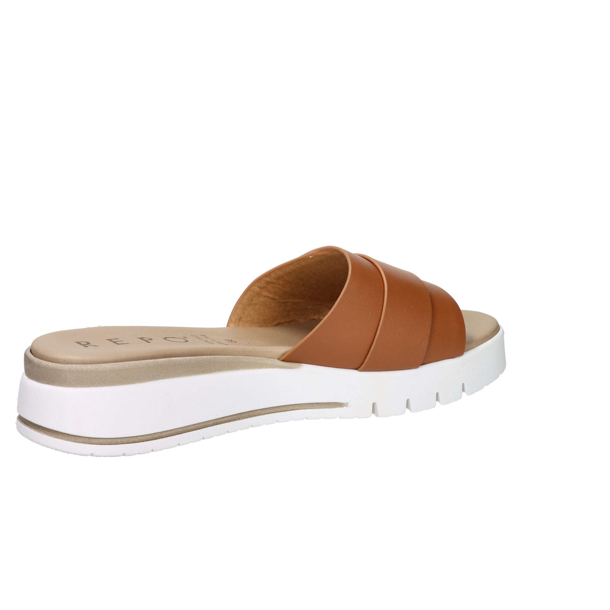 Tredy's Donna Ciabatte con zeppa 81605-E5 Cuoio