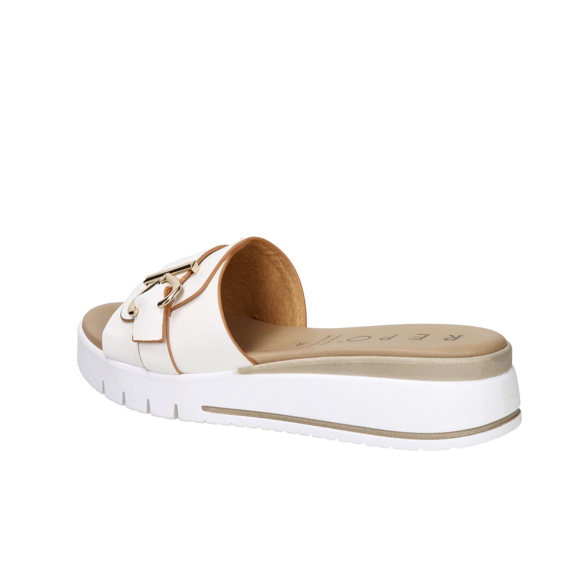 Tredy's Donna Ciabatte con zeppa 81605-E5 Bianco