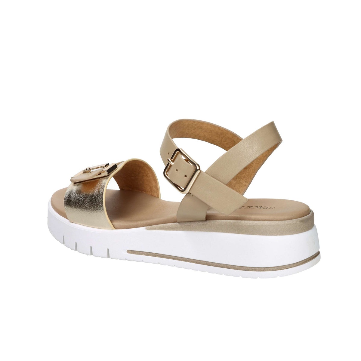 Tredy's Donna Sandali con zeppa 81621-E5 Platino