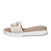 Studio Moda Donna Ciabatta con zeppa 81505-E5 Avorio