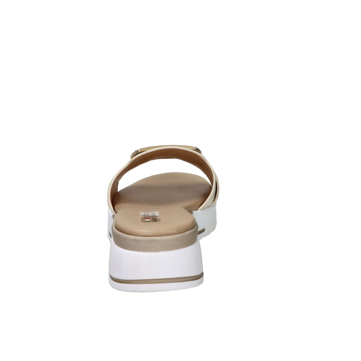 STUDIO MODA Donna Ciabatte con zeppa 81505-E5 Avorio