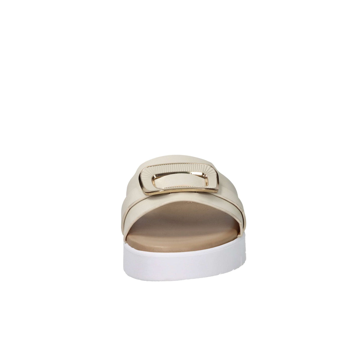 STUDIO MODA Donna Ciabatte con zeppa 81505-E5 Avorio