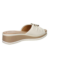 Tredy's Donna Ciabatte con zeppa 12140-E5 Avorio