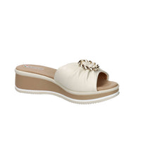 Tredy's Donna Ciabatte con zeppa 12140-E5 Avorio