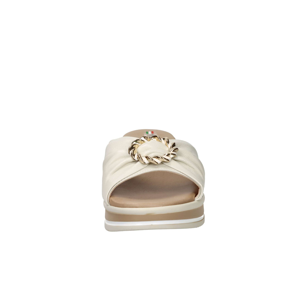 Tredy's Donna Ciabatte con zeppa 12140-E5 Avorio