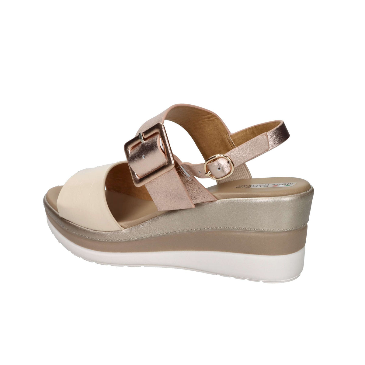 Tredy's Donna Sandali con zeppa 84215-E5 Beige/Cipria