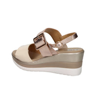 Tredy's Donna Sandali con zeppa 84215-E5 Beige/Cipria