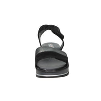 SPACE MODA Donna Sandali con zeppa 12422 Nero
