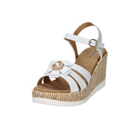 Tredy's Donna Sandali con zeppa 2451202 Bianco