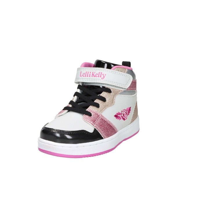 Lelli Kelly Bambine e ragazze Sneakers alta LKAA4416 Bianco/Nero