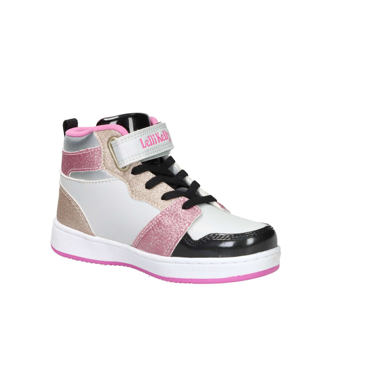 Lelli Kelly Bambine e ragazze Sneakers alta LKAA4416 Bianco/Nero