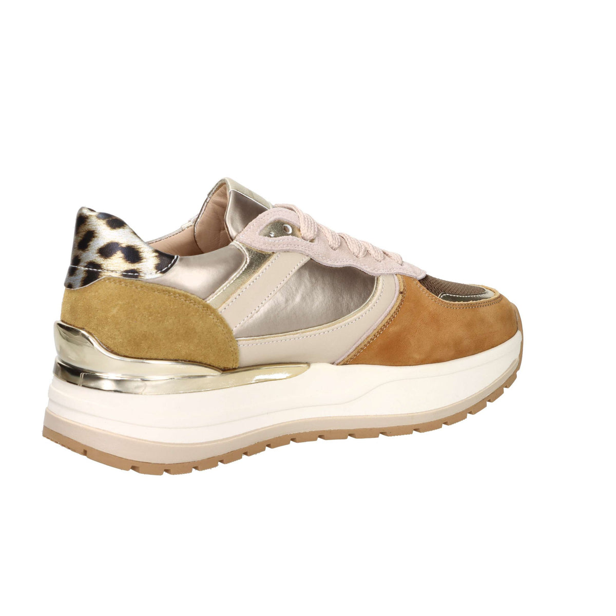 JANET & JANET Donna Sneakers bassa J-411 Cuoio