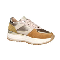 JANET & JANET Donna Sneakers bassa J-411 Cuoio