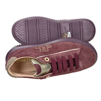 JANET & JANET Donna Sneakers bassa J-402 Bordeaux