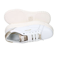 JANET & JANET Donna Sneakers bassa J-422 Bianco/Oro