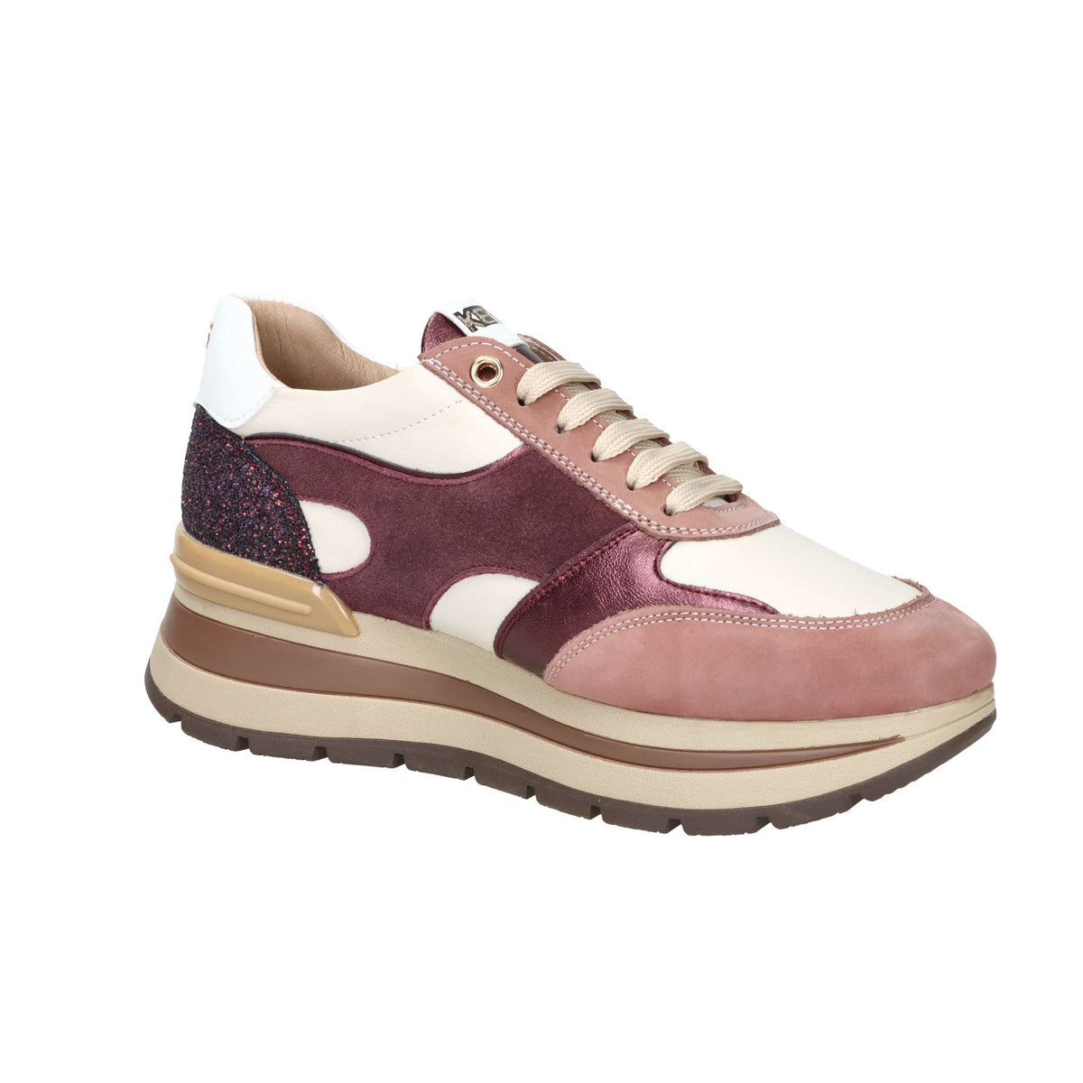 KEYS Donna Sneakers bassa K-11230 Bordeaux