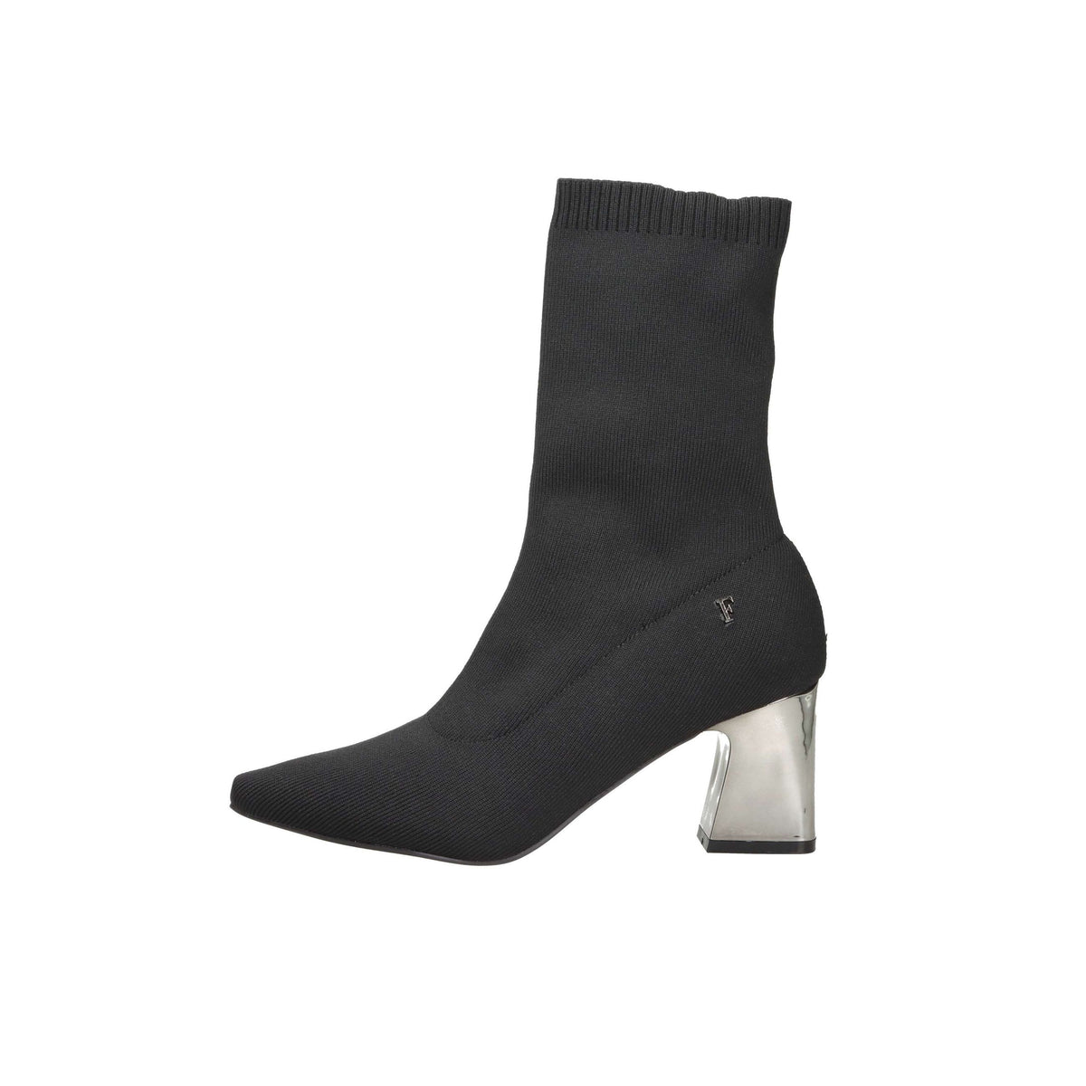 FERRE' Donna Stivaletti tacco F-537 Nero