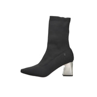 FERRE' Donna Stivaletti tacco F-537 Nero
