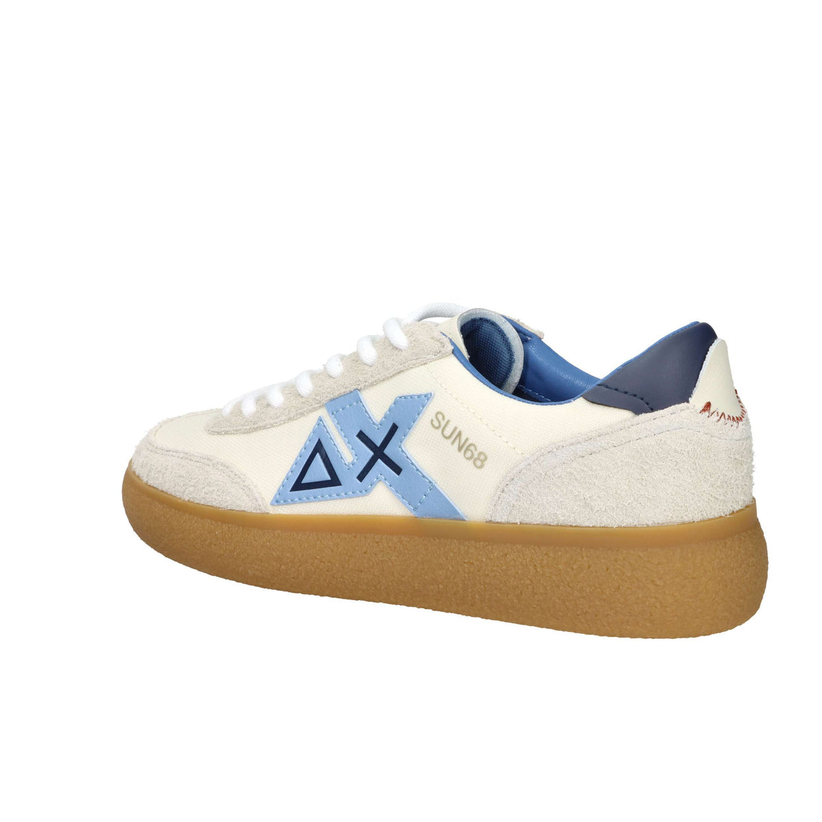 SUN68 Uomo Sneakers bassa Z45144 Panna