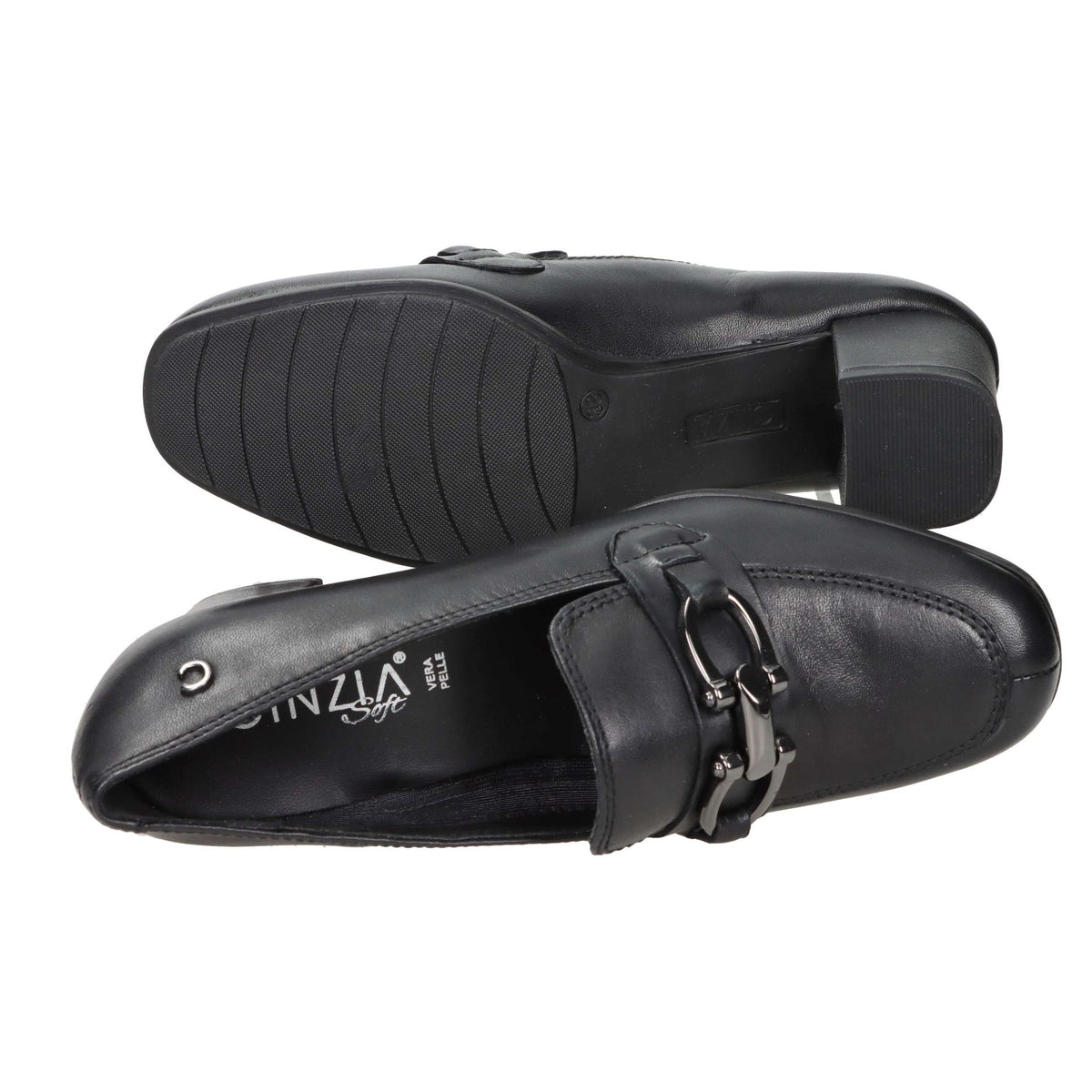 CINZIA SOFT Donna Mocassino tacco IV3424009 Nero