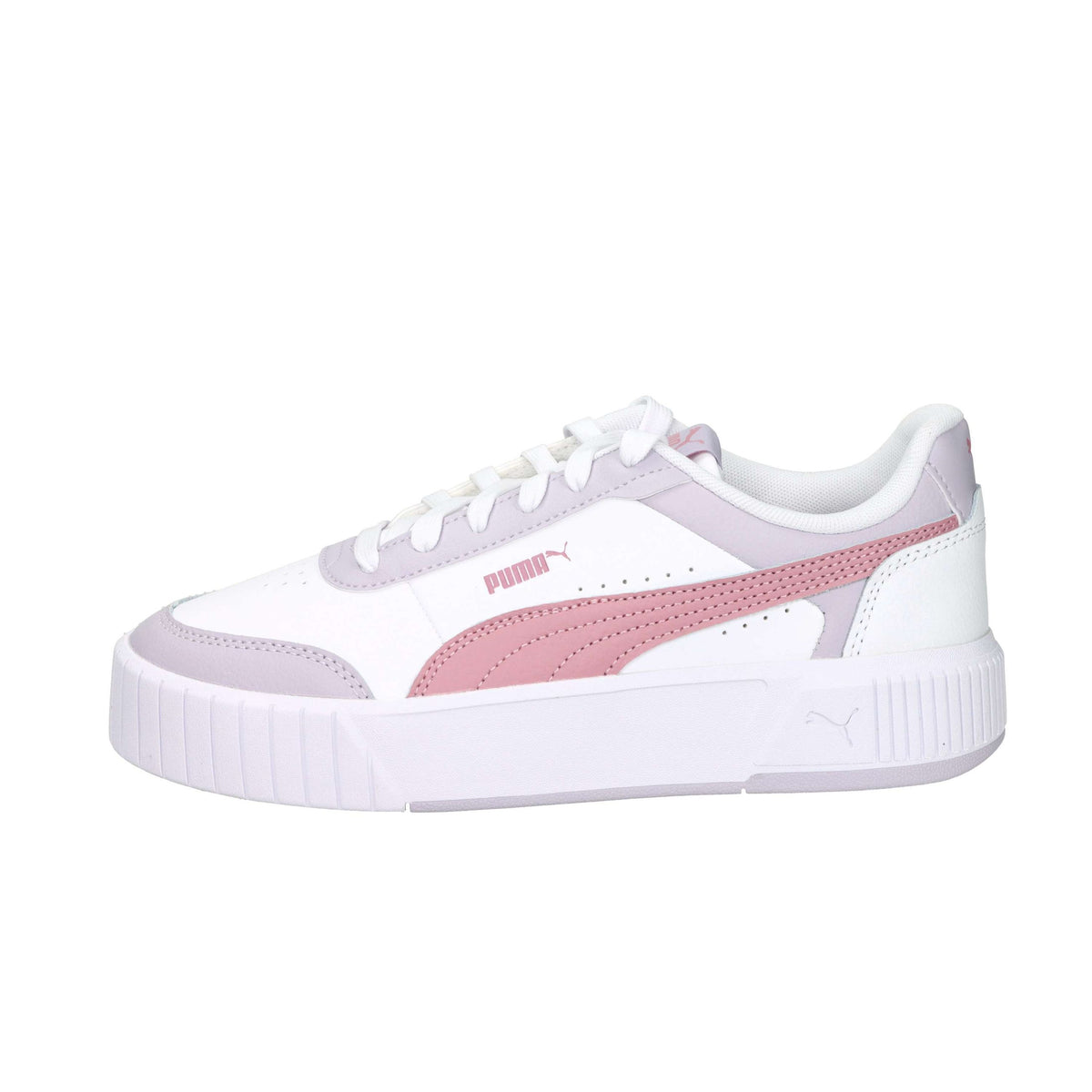Puma Bambine e ragazze Sneakers bassa 403746 Bianco/Rosa