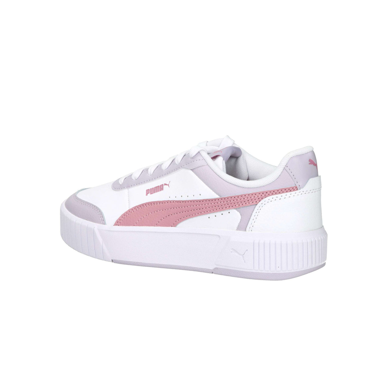 Puma Bambine e ragazze Sneakers bassa 403746 Bianco/Rosa