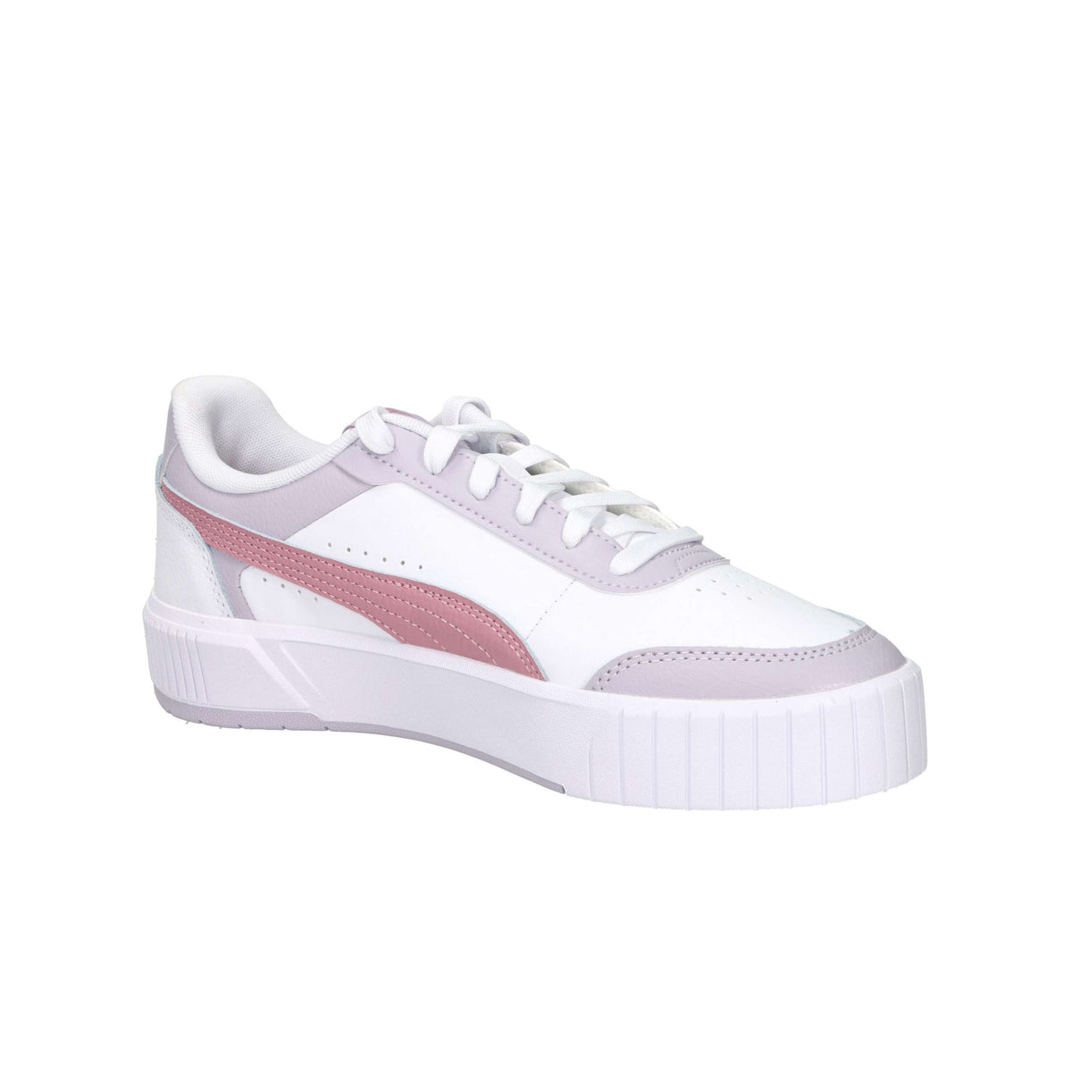 Puma Bambine e ragazze Sneakers bassa 403746 Bianco/Rosa